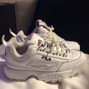 White fila sneakers
